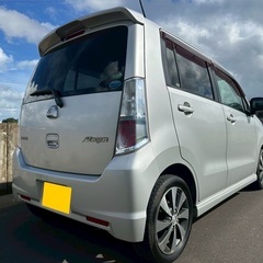 低走行9万キロ台☆特別仕様車☆月々9千円〜分割払い可‼️ 車検2年付き！【名義変更代込み】☆マツダ AZワゴン☆Bluetoothナビ付き☆走行中DVD見れます☆プッシュスタート☆ドライブレコーダー付きのフル装備☆純正アルミ☆そのまま乗って帰れます！の画像