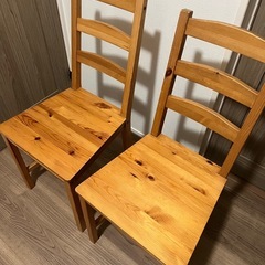 IKEA 　JOKKMOKK ダイニングチェア2脚の画像