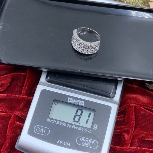 Pt900 ダイヤモンド　リング　2ct 8.1g 約11.5号