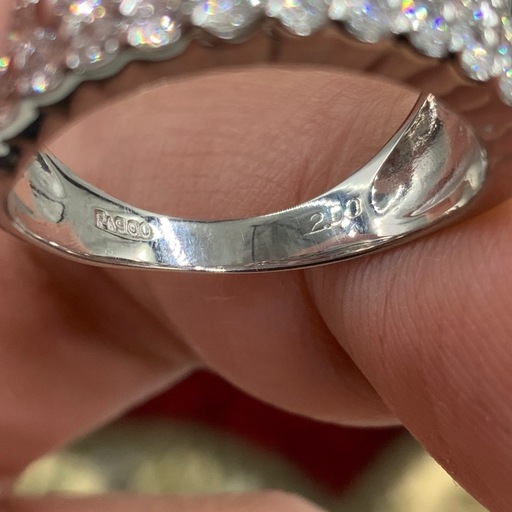 Pt900 ダイヤモンド　リング　2ct 8.1g 約11.5号