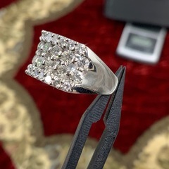 Pt900 ダイヤモンド　リング　2ct 8.1g 約11.5号の画像