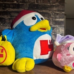 ドンペンぬいぐるみ(28cm)とミニドンコの画像