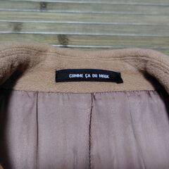 【まだ受付中・送付可能】中古 コムサデモード ウールコート アンゴラ混 ベージュ 上品デザイン ピーコート 11号 早い者勝ちです✨✨の画像