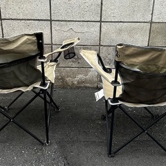 折りたたみ　アームチェア　2個セットの画像