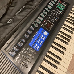 CASIO🔴電子ピアノ袋ケース付きの画像