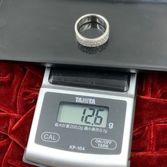 Pt900 パヴェダイヤ　1.507ct　リング　12.6g 約14.5号の画像