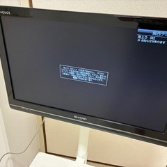 WELLスタンド台付きSHAPテレビの画像