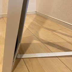 ニトリ　スタンドミラー　ホワイトの画像