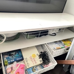 受け渡し者決まりました。猫足のテレビ台の画像