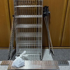 アイリスオーヤマ　メタルラック　突っ張りラック　5段　幅80×奥行35cmの画像