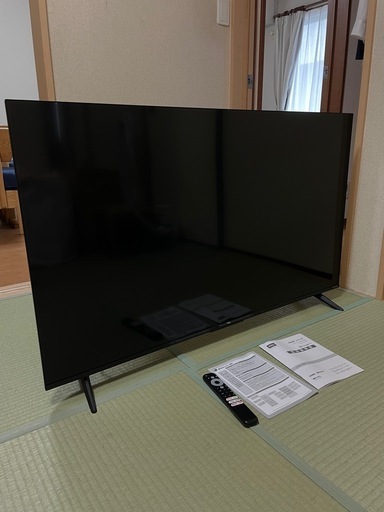 TCL 2022年　50インチ　50型　チューナーレステレビ　Amazon Netflix