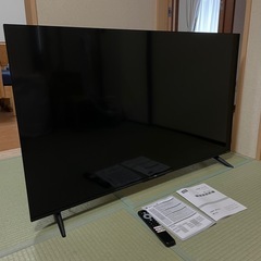TCL 2022年　50インチ　50型　チューナーレステレビ　Amazon Netflixの画像