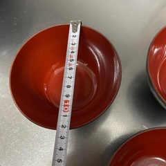 中古　電子レンジ、食洗機⭕️  汁椀　お椀　大きめ3個の画像