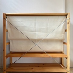 無印良品　本棚　絵本棚　の画像