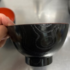 中古　電子レンジ、食洗機⭕️  汁椀　お椀　大きめ3個の画像