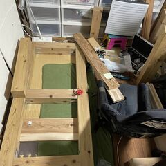 超本格 木製レーシングコックピットフレーム一体型（剛性抜群・モニター台付き）の画像