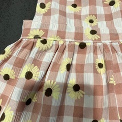 ハンドメイド　エプロンドレス　80〜90cmの画像