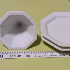 盛り塩用セット 八角皿2枚の画像