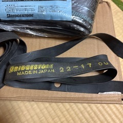 17インチカブ用タイヤチューブ&リムバンドの画像