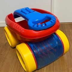フィッシャープライス 1才からのメガブロック かんたんお片付けワゴン　おもちゃ入れ　おもちゃ箱の画像