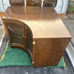 カリモク コーナーキャビネット テレビボードの画像