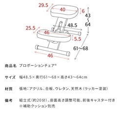 【美品】宮武製作所 バランスチェア プロポーションチェ
ア姿勢矯正 の画像