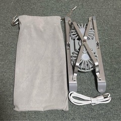 ⭐️6段階高さ調整⭐️ノートパソコン冷却スタンド／折りたたみ式／収納ケース付⭐️新品未使用の画像