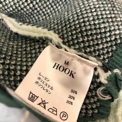 HOOK カーディガンＭサイズの画像