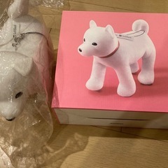 新品未使用ソフトバンク白ぬいぐるみの画像