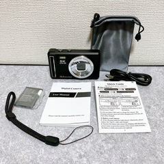 【✨新品✨】デジカメ 5k デジタルカメラ　7200万画素 AF 2.8 インチ 16倍の画像