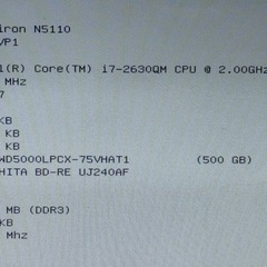 Dell Inspiron N5110 ノートパソコンの画像