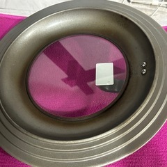 ニトリ　立てられる蓋　フライパン蓋　中古の画像