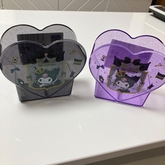 新品　クロミ　マイメロ　キティ　シナモン　小物入れ　ハッピーセット　コスメツールスタンド　ポーチ　ヘアブラシ　キッチンクリップの画像