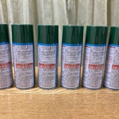 【ラッカースプレー塗料（緑・300ml）6本セット】新品・未使用・未開封品！の画像