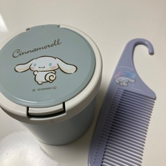 新品　クロミ　マイメロ　キティ　シナモン　小物入れ　ハッピーセット　コスメツールスタンド　ポーチ　ヘアブラシ　キッチンクリップの画像