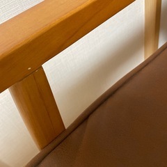 ブラウンの2人掛けソファー バラしてお渡しします。　　の画像