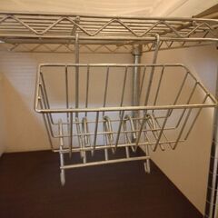 ニトリのスチールシェルフお譲りします。の画像