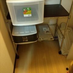 ニトリのスチールシェルフお譲りします。の画像