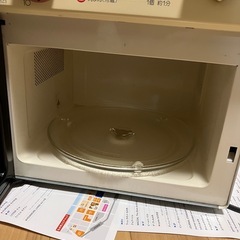 【受け渡し者決定！】電子レンジの画像