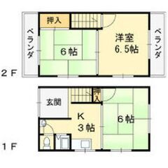 初期費用0円賃貸⭐️家賃のみで入居可★★レアな貸家物件😎‼️