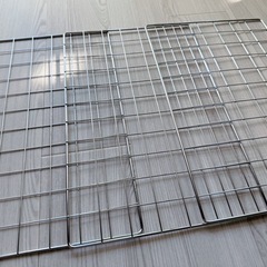 ワイヤーネット ワイヤーバスケット かご 扉裏 収納 セットの画像