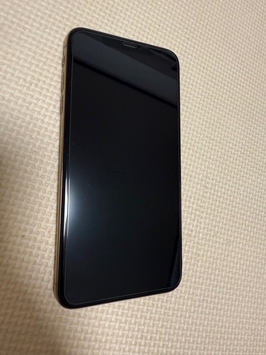 iPhone XS Max 256GB ゴールド SIMフリー ケース付き 強化ガラス付き