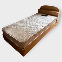 シングルベッド マットレス付の画像