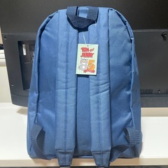 トムとジェリー　メッシュポケットストリートリュック 新品 未使用 非売品 クレーンゲーム ネイビー の画像