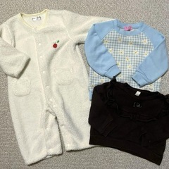 ★1000円でいいです★ベビー服　80 90 女の子　長袖　の画像