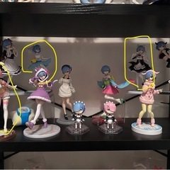 リゼロ フィギュア レム ラムの画像