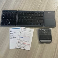 Ewin キーボード bluetooth 折りたたみ ワイヤレス タッチパッド付の画像
