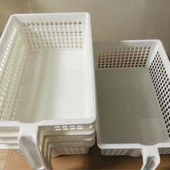 整理収納バスケット 5個の画像