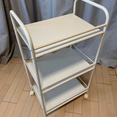 決まりました/　3段スチールラック　キャスター付きの画像