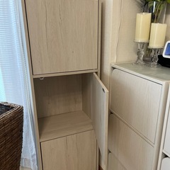 新品未使用　ニトリ　Nクリック ボックス レギュラー3段　カラーボックスの画像